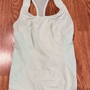Mint Lululemon Athletic Tank Bra Top